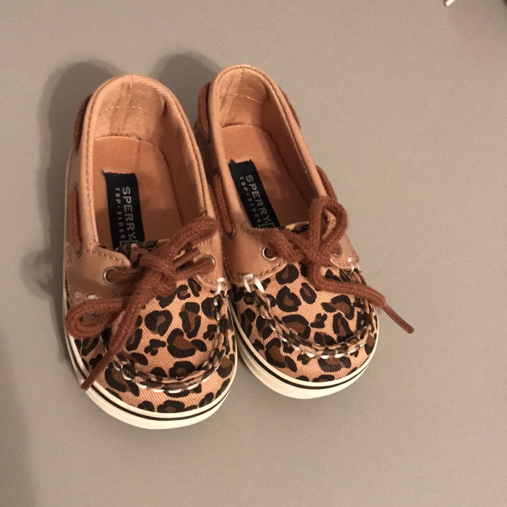Sperry infant sliders